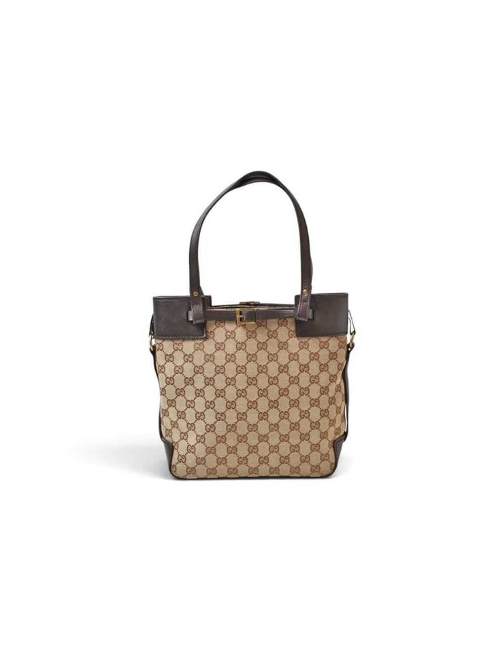 Gucci Handbag Bag GG Canvas Brown Beige